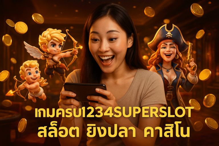 เกมครบ 1234SUPERSLOT สล็อต ยิงปลา คาสิโน