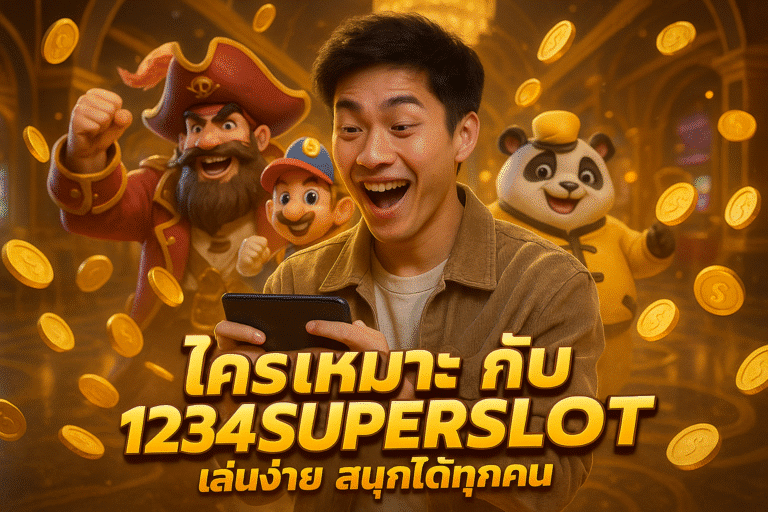 ใครเหมาะกับ 1234SUPERSLOT เล่นง่าย สนุกได้ทุกคน