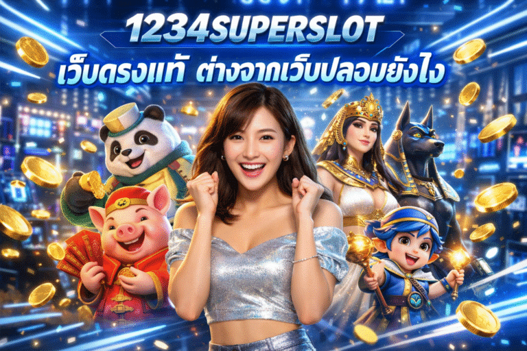 1234SUPERSLOT เว็บตรงแท้ ต่างจากเว็บปลอมยังไง