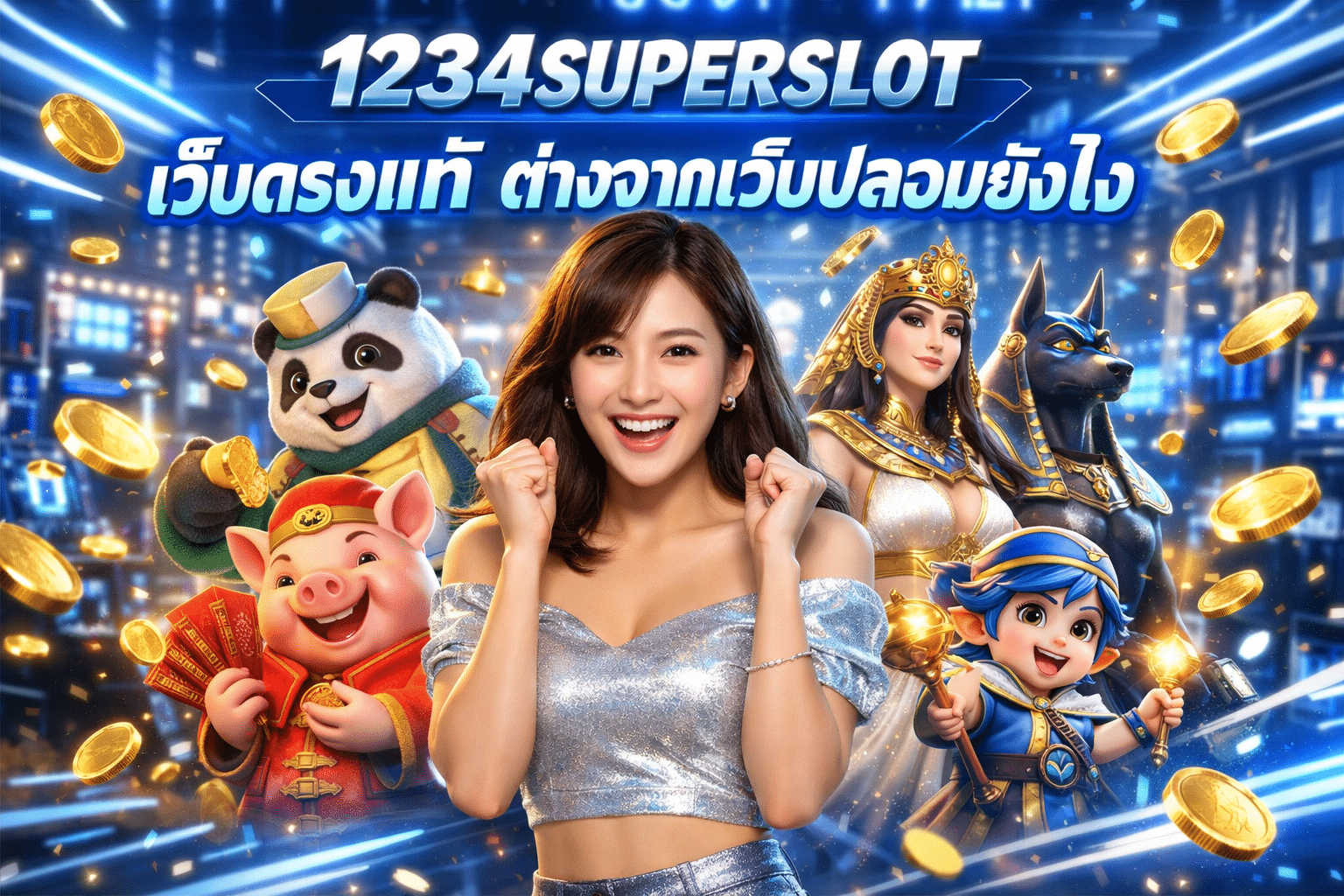 1234SUPERSLOT เว็บตรงแท้ ต่างจากเว็บปลอมยังไง